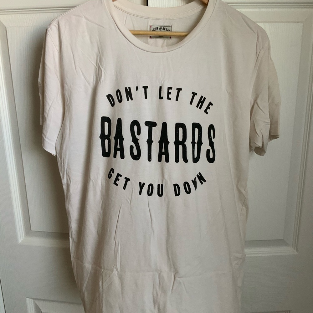 Iron and Resin Used Large Shirt